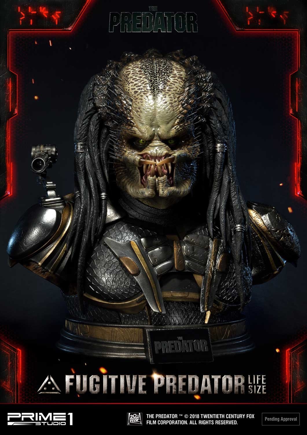 The Predator - Fugitive Predator - Bust - Life-Size Bust (LSTPR-01) - 1/1 (Prime 1 Studio) photo 22