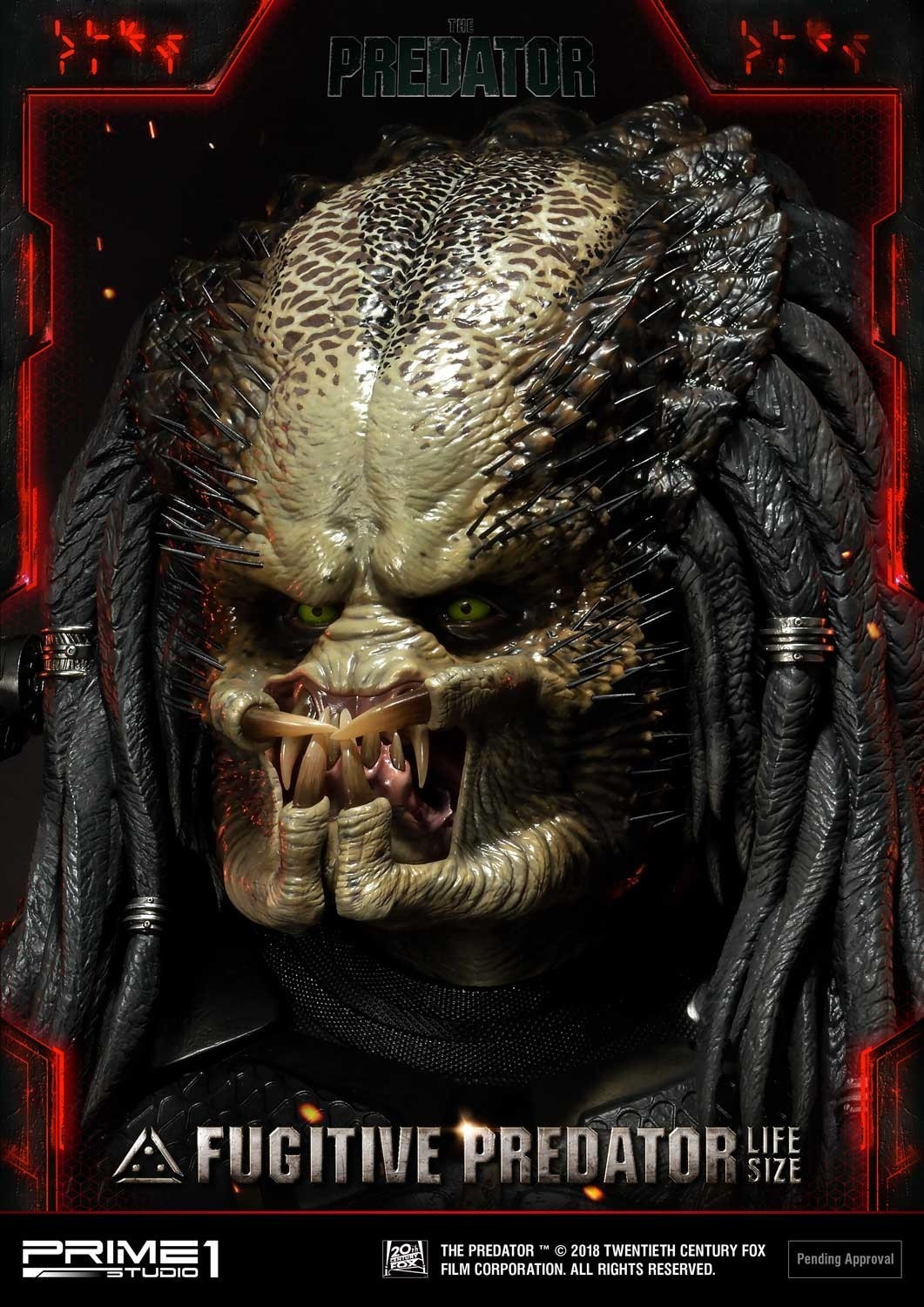 The Predator - Fugitive Predator - Bust - Life-Size Bust (LSTPR-01) - 1/1 (Prime 1 Studio) photo 24