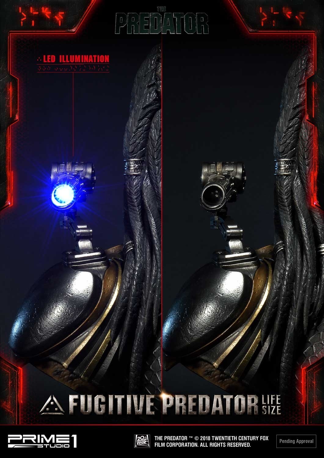 The Predator - Fugitive Predator - Bust - Life-Size Bust (LSTPR-01) - 1/1 (Prime 1 Studio) photo 26