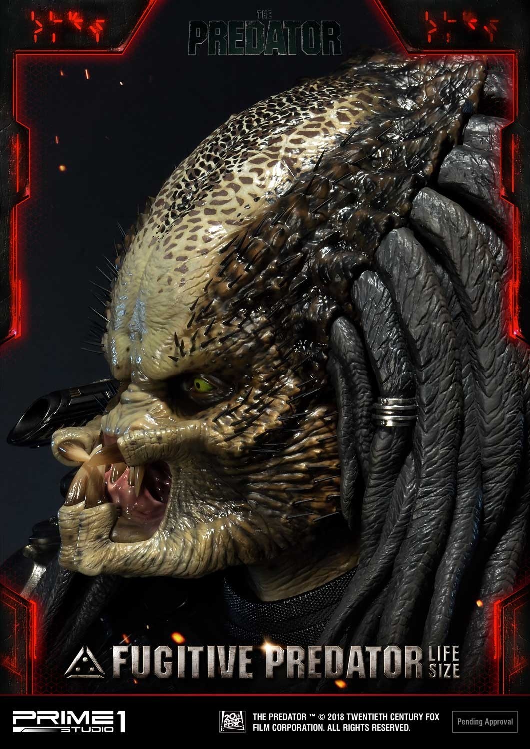 The Predator - Fugitive Predator - Bust - Life-Size Bust (LSTPR-01) - 1/1 (Prime 1 Studio) photo 27