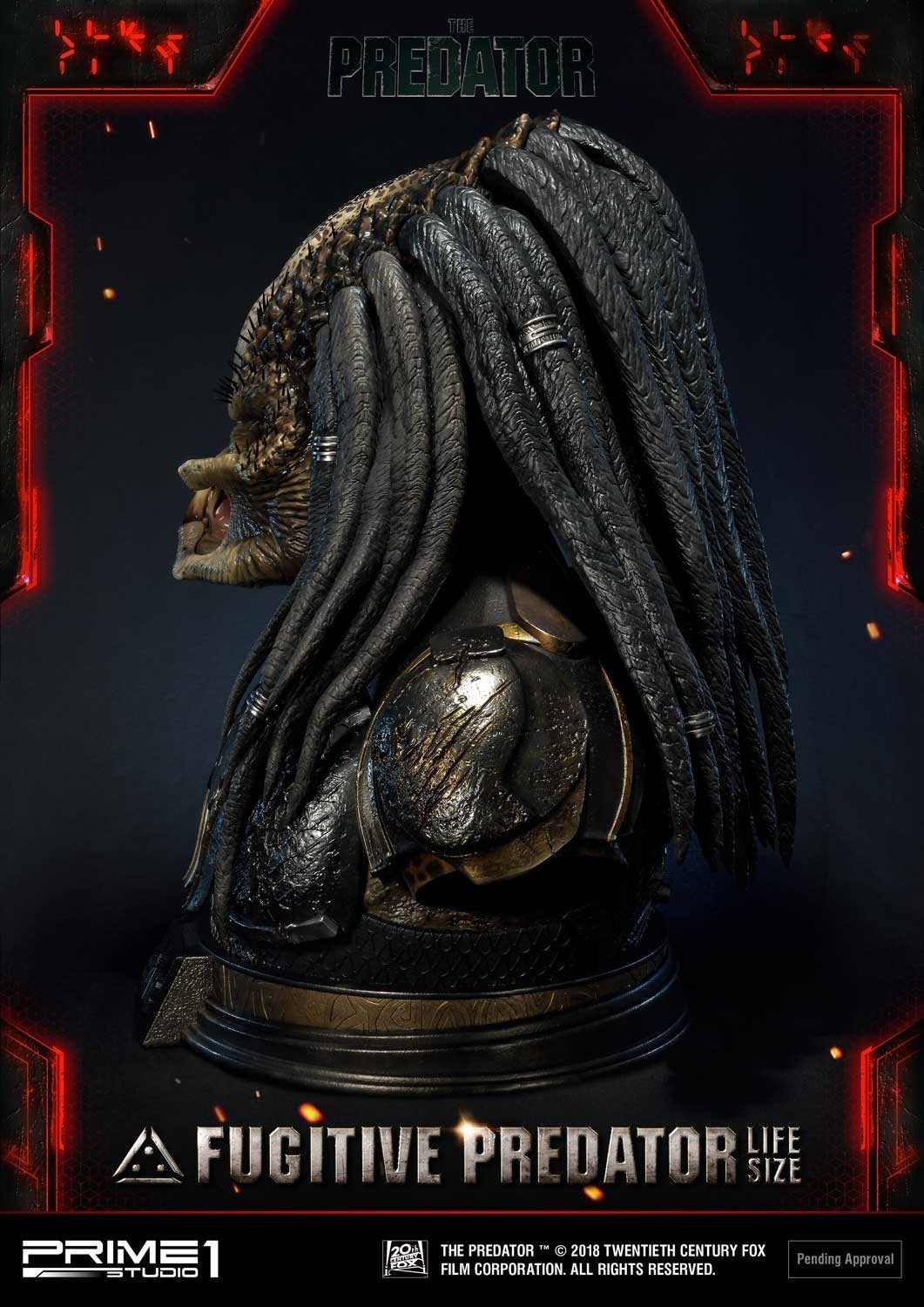 The Predator - Fugitive Predator - Bust - Life-Size Bust (LSTPR-01) - 1/1 (Prime 1 Studio) photo 35