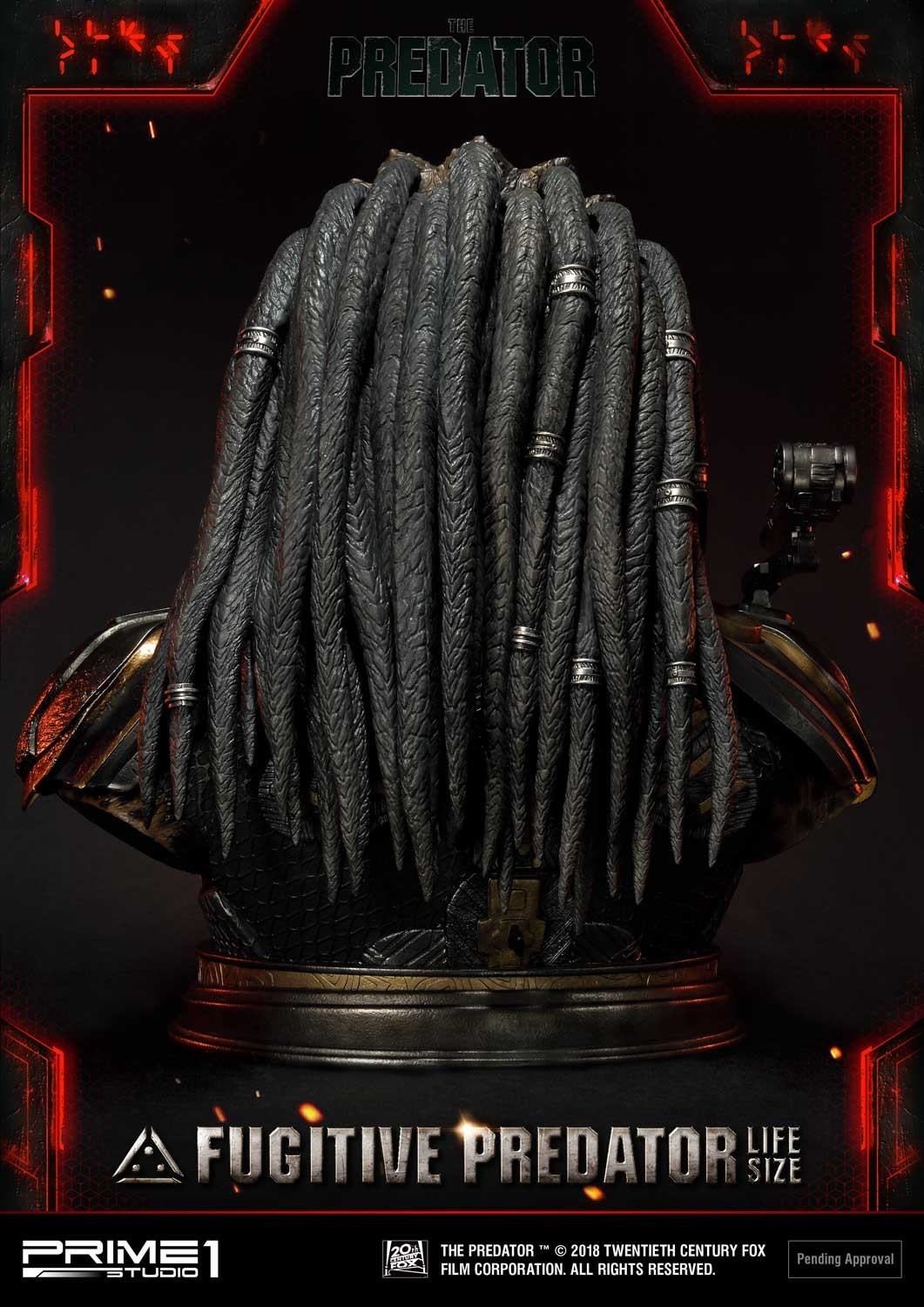 The Predator - Fugitive Predator - Bust - Life-Size Bust (LSTPR-01) - 1/1 (Prime 1 Studio) photo 36