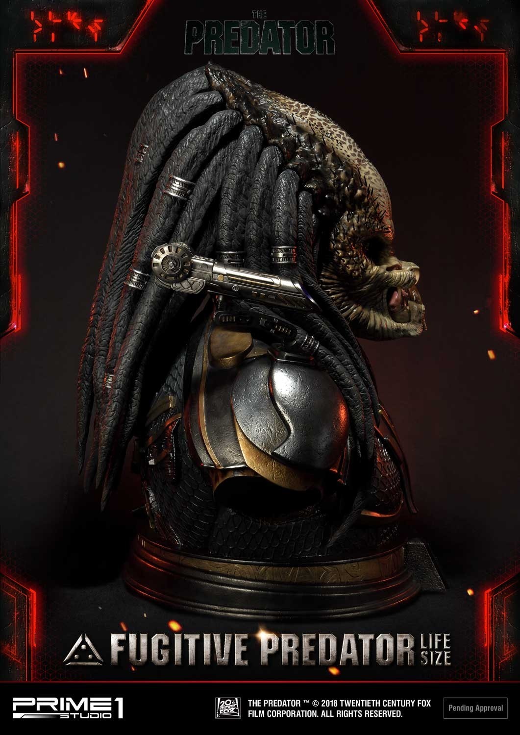 The Predator - Fugitive Predator - Bust - Life-Size Bust (LSTPR-01) - 1/1 (Prime 1 Studio) photo 38