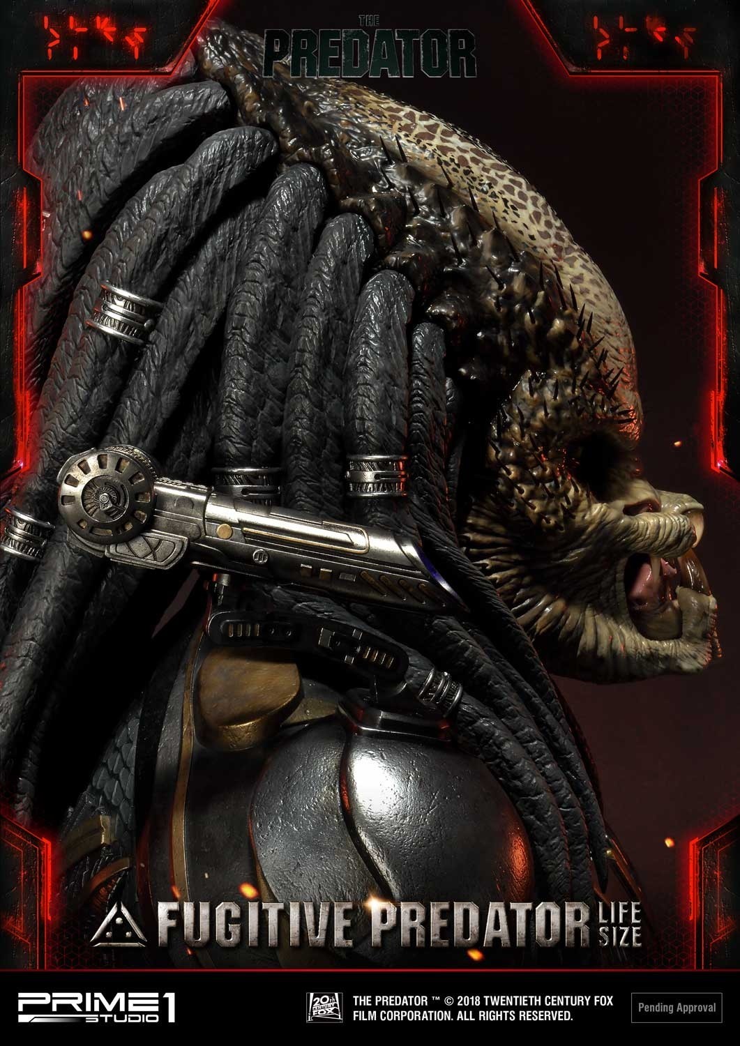 The Predator - Fugitive Predator - Bust - Life-Size Bust (LSTPR-01) - 1/1 (Prime 1 Studio) photo 42