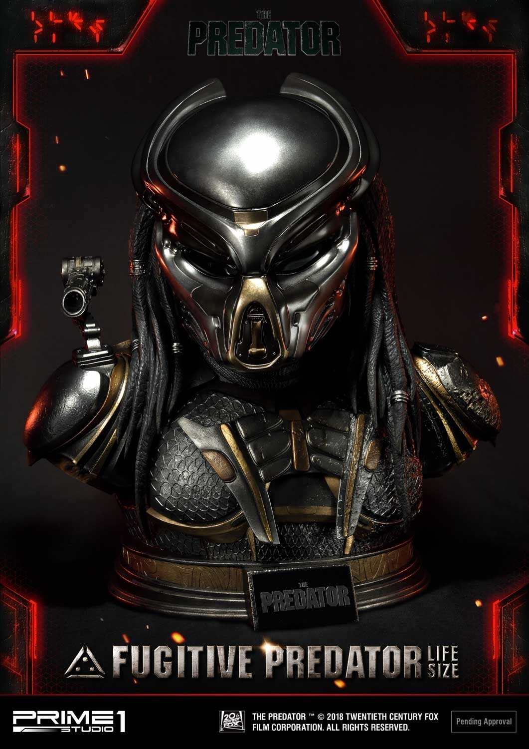 The Predator - Fugitive Predator - Bust - Life-Size Bust (LSTPR-01) - 1/1 (Prime 1 Studio) photo 47