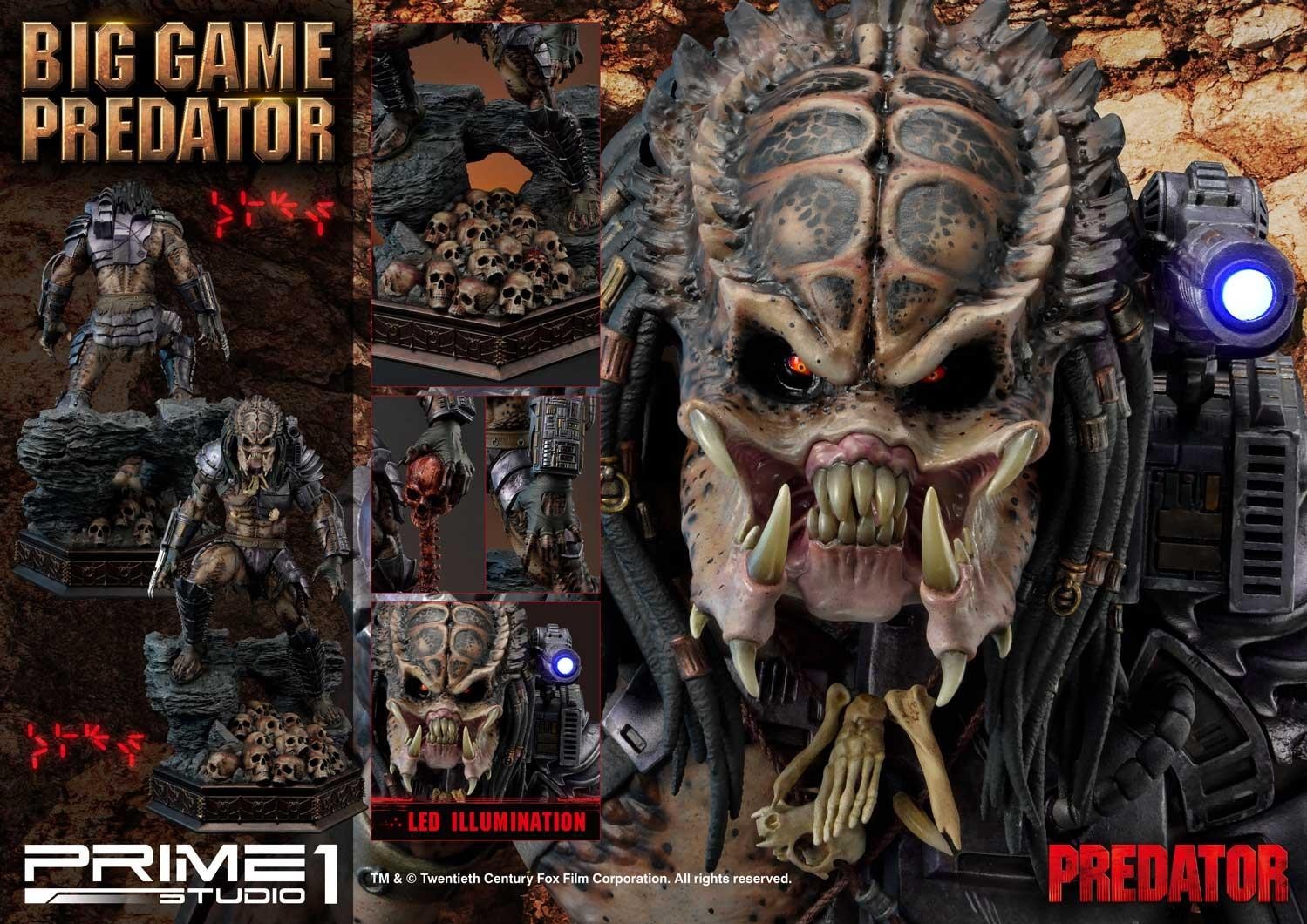 Predator: Big Game - Big Game Predator - Premium Masterline  (PMDHPR-02) - 1/4 (Prime 1 Studio) photo 24