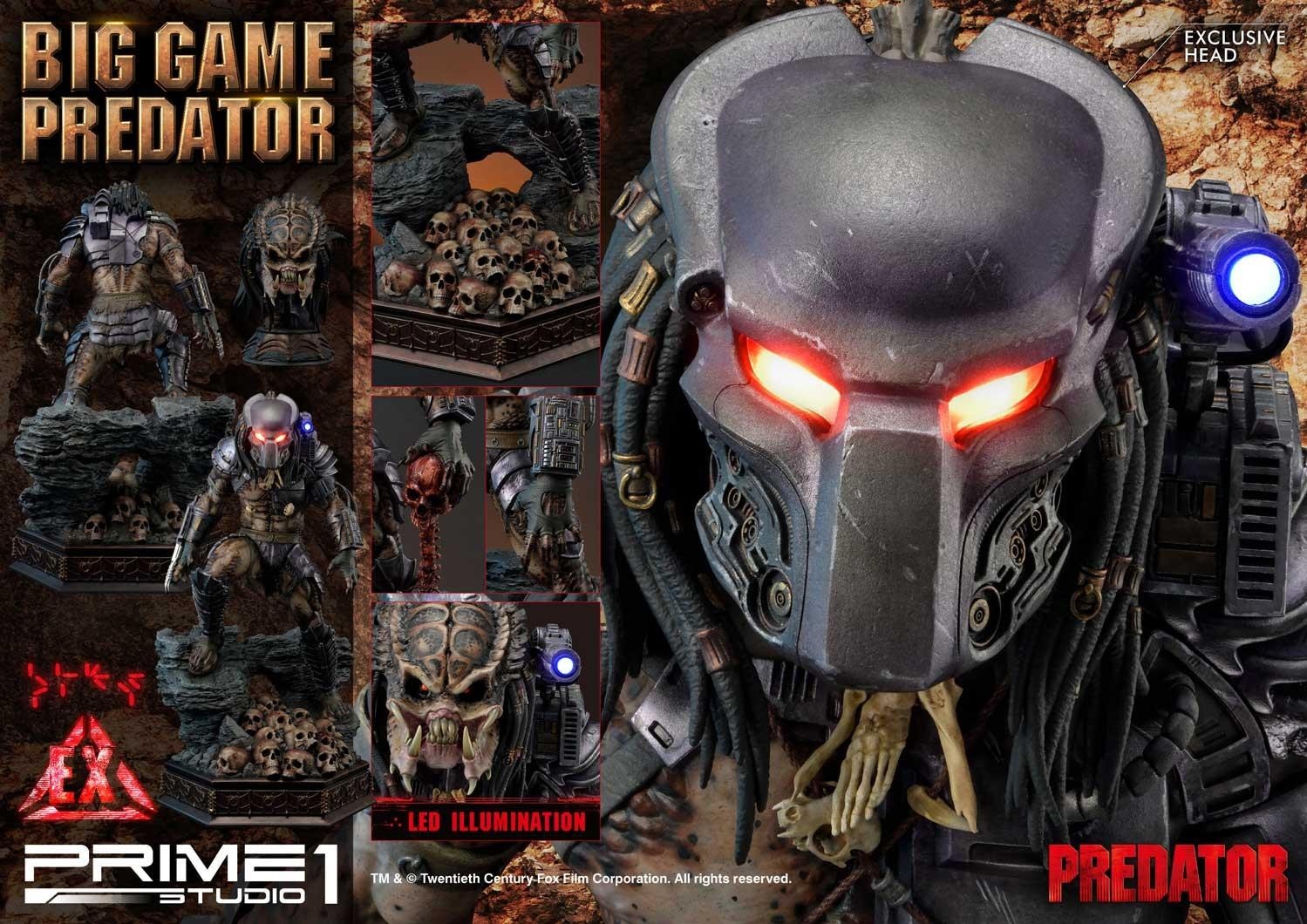 Predator: Big Game - Big Game Predator - Premium Masterline  (PMDHPR-02) - 1/4 (Prime 1 Studio) photo 29