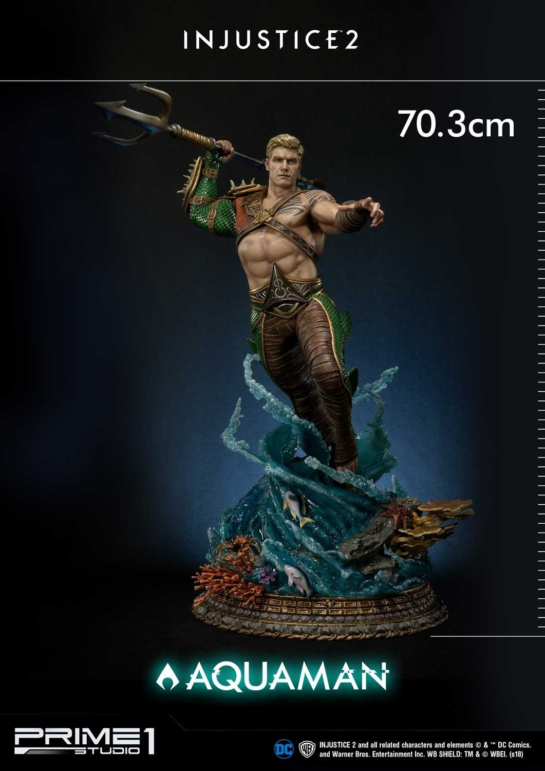 Injustice 2 - Aquaman - Museum Masterline Series (PMDCIJ-01) - 1/4 (Prime 1 Studio) photo 24