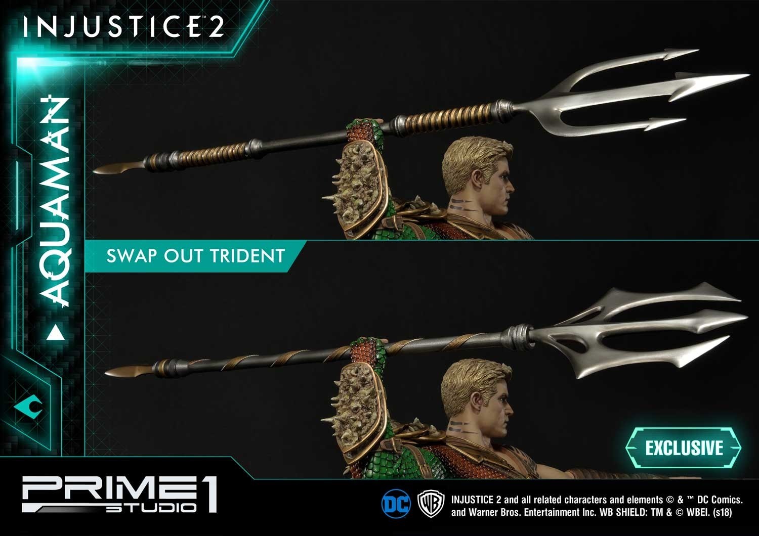 Injustice 2 - Aquaman - Museum Masterline Series (PMDCIJ-01) - 1/4 (Prime 1 Studio) photo 26