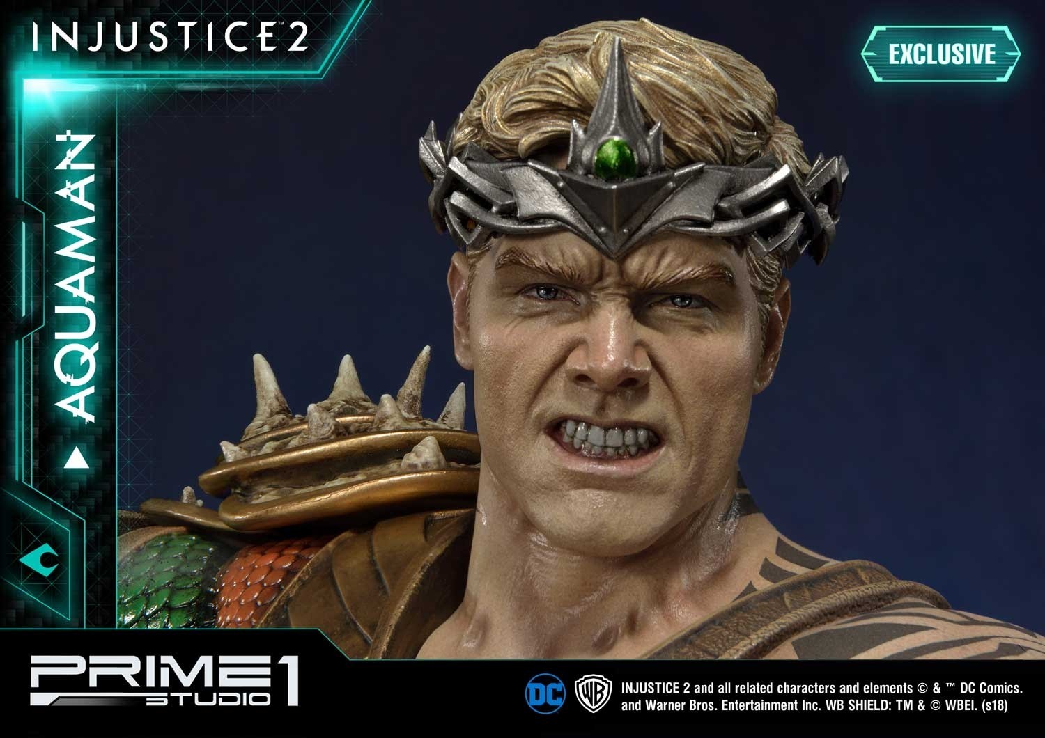 Injustice 2 - Aquaman - Museum Masterline Series (PMDCIJ-01) - 1/4 (Prime 1 Studio) photo 32