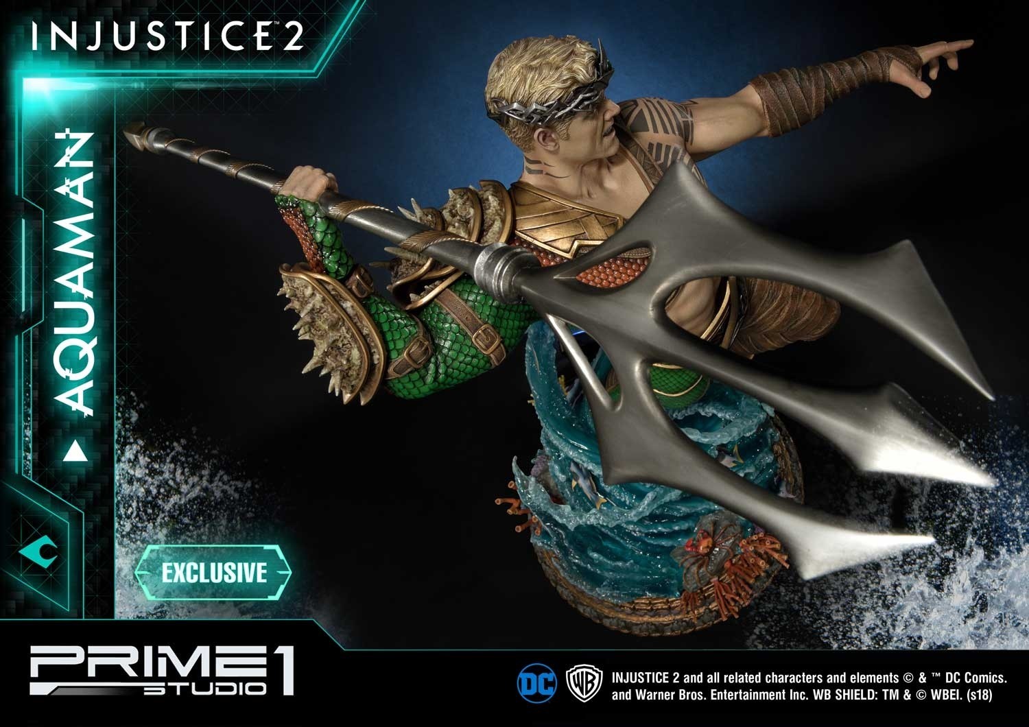 Injustice 2 - Aquaman - Museum Masterline Series (PMDCIJ-01) - 1/4 (Prime 1 Studio) photo 36