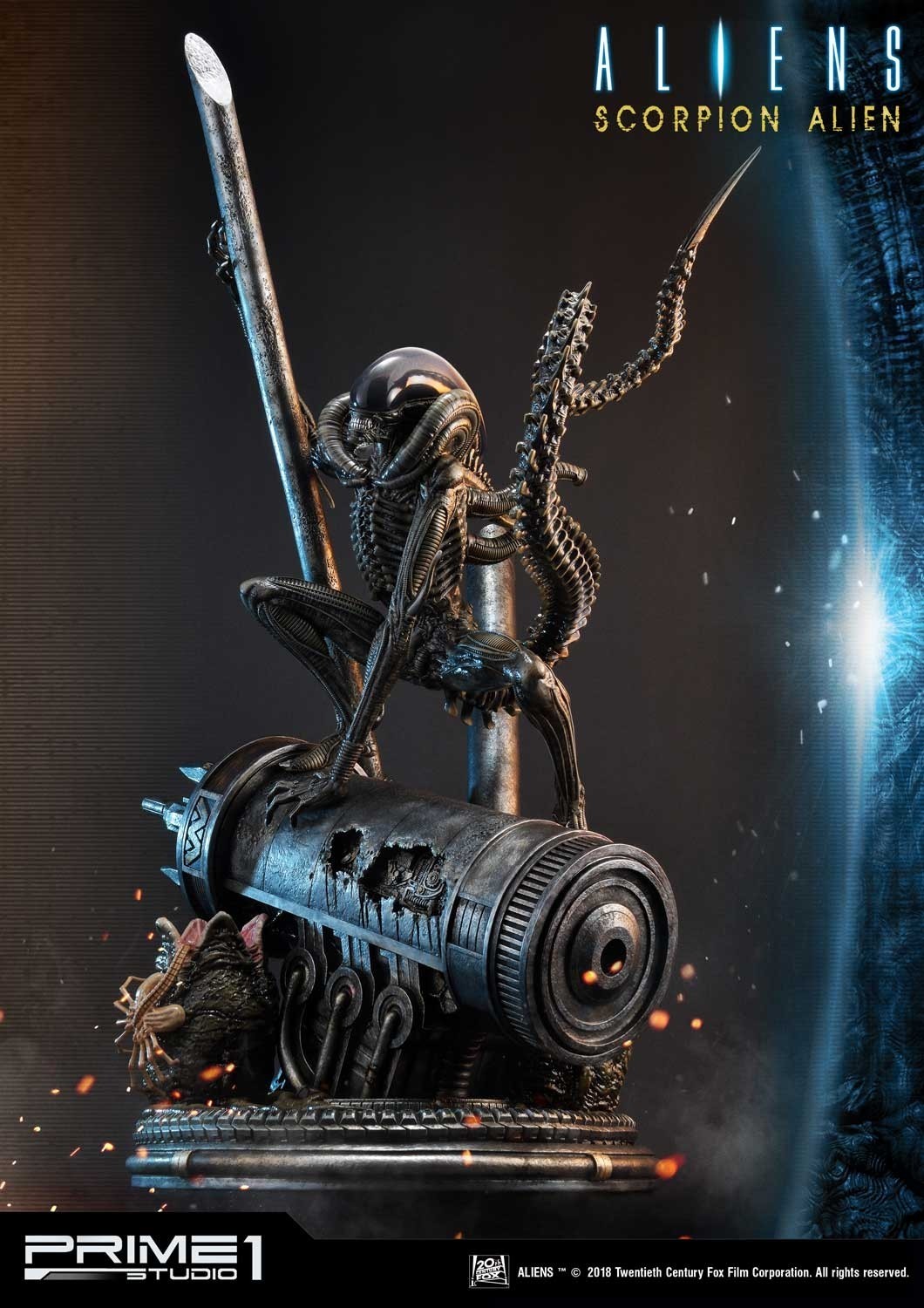 Aliens: Incubation - Alien Warrior - Facehugger - Premium Masterline  (PMDHAL-01) - 1/4 (Prime 1 Studio) photo 3