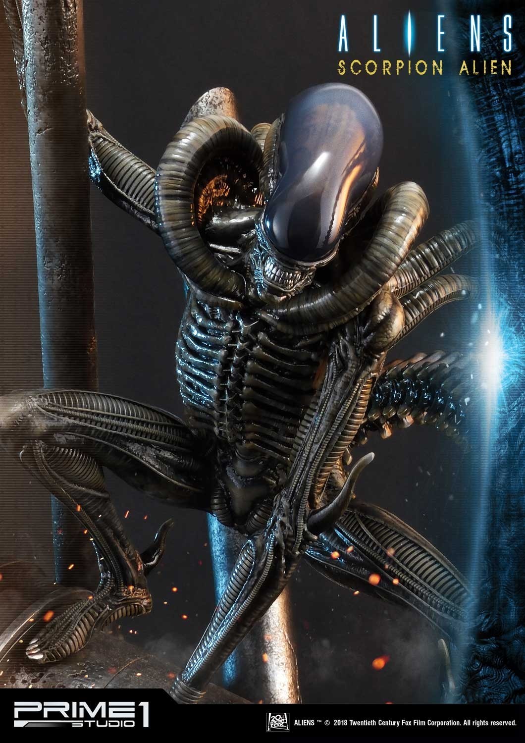 Aliens: Incubation - Alien Warrior - Facehugger - Premium Masterline  (PMDHAL-01) - 1/4 (Prime 1 Studio) photo 4