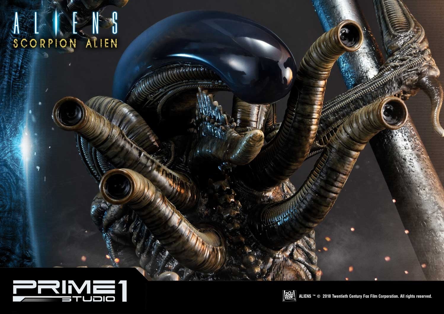 Aliens: Incubation - Alien Warrior - Facehugger - Premium Masterline  (PMDHAL-01) - 1/4 (Prime 1 Studio) photo 13
