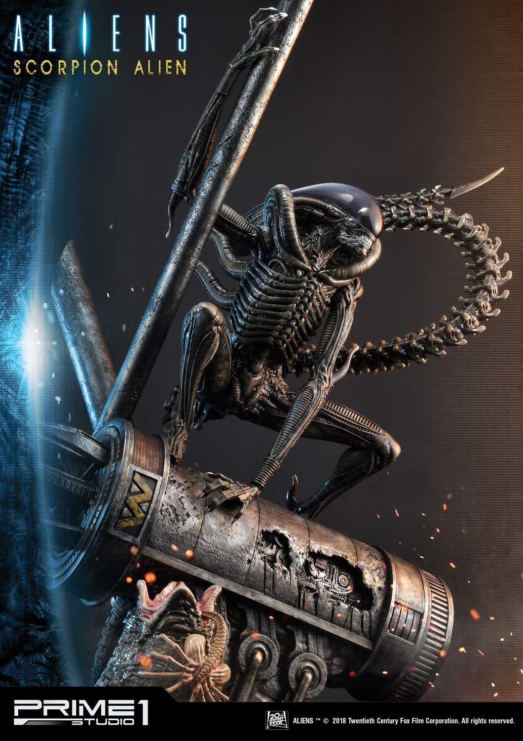 Aliens: Incubation - Alien Warrior - Facehugger - Premium Masterline  (PMDHAL-01) - 1/4 (Prime 1 Studio) photo 20