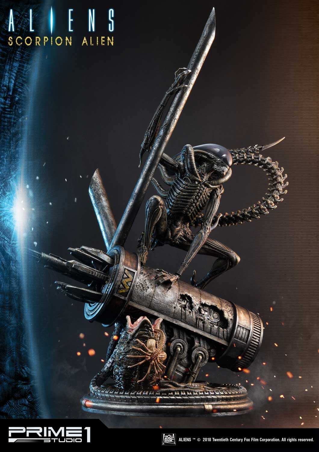Aliens: Incubation - Alien Warrior - Facehugger - Premium Masterline  (PMDHAL-01) - 1/4 (Prime 1 Studio) photo 21