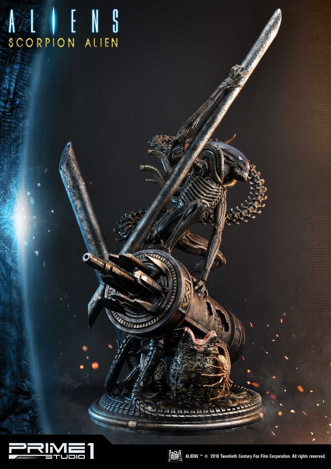 Aliens: Incubation - Alien Warrior - Facehugger - Premium Masterline  (PMDHAL-01) - 1/4 (Prime 1 Studio) photo 29