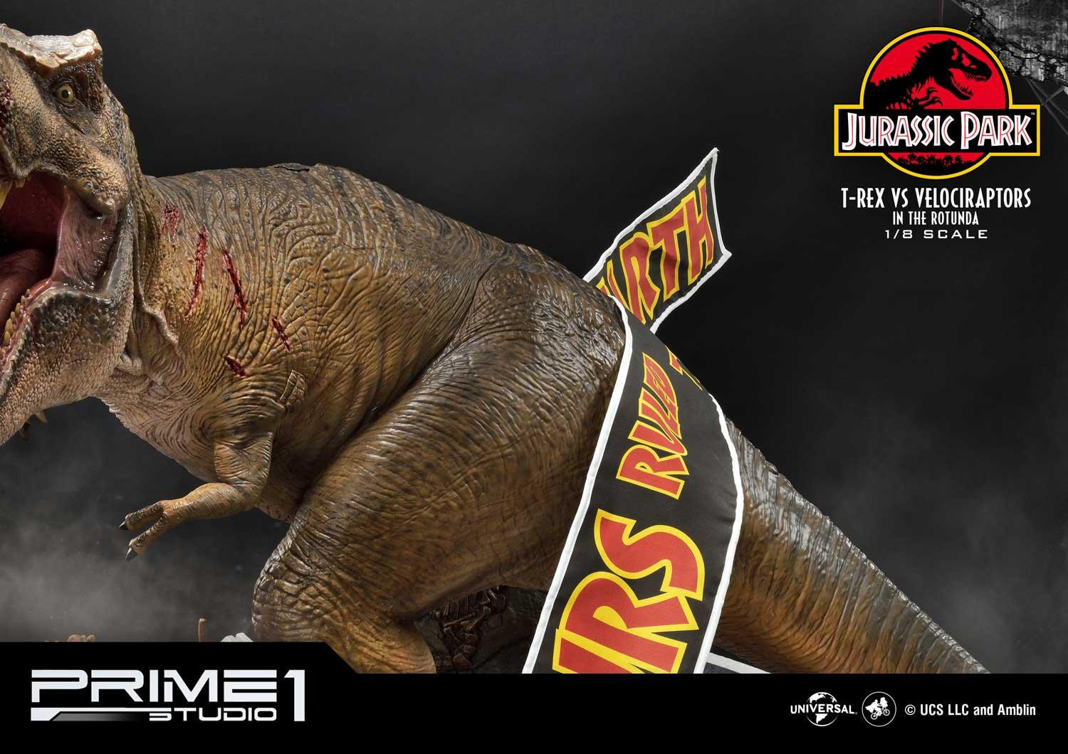 Jurassic Park - Tyrannosaurus Rex - Velociraptor - Diorama - Legacy Museum Collection (LMCJP-07S) - 1/8 - Bonus Version (Prime 1 Studio) photo 5