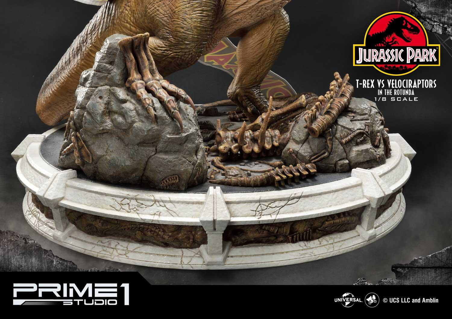 Jurassic Park - Tyrannosaurus Rex - Velociraptor - Diorama - Legacy Museum Collection (LMCJP-07S) - 1/8 - Bonus Version (Prime 1 Studio) photo 10