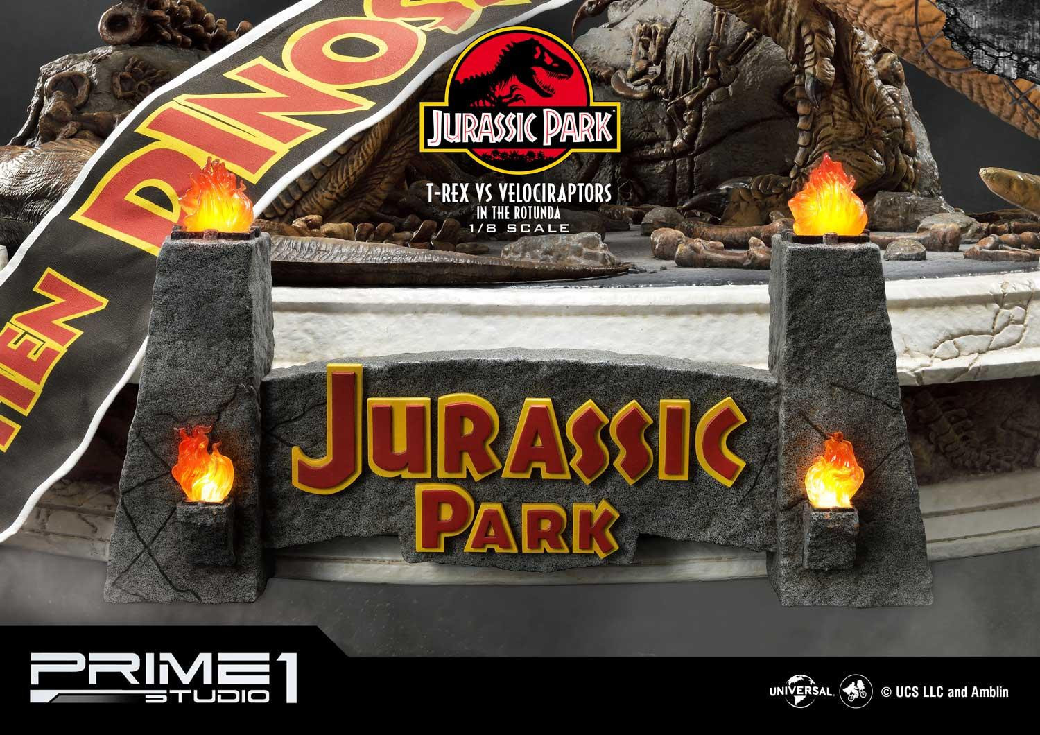 Jurassic Park - Tyrannosaurus Rex - Velociraptor - Diorama - Legacy Museum Collection (LMCJP-07S) - 1/8 - Bonus Version (Prime 1 Studio) photo 11