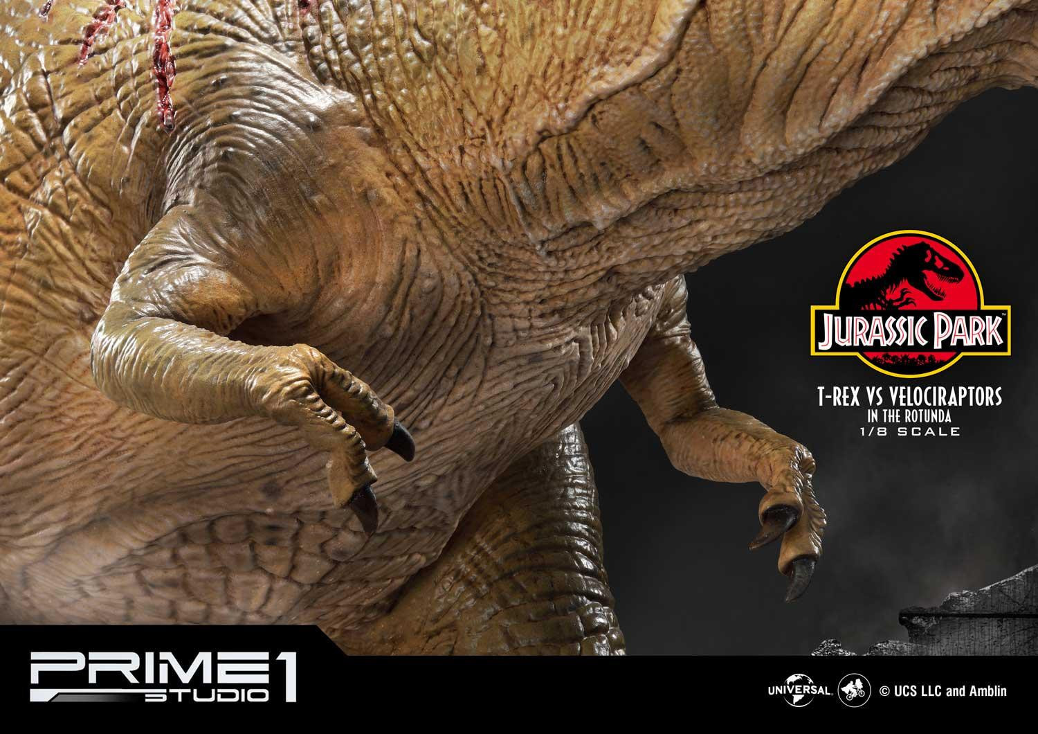 Jurassic Park - Tyrannosaurus Rex - Velociraptor - Diorama - Legacy Museum Collection (LMCJP-07S) - 1/8 - Bonus Version (Prime 1 Studio) photo 16