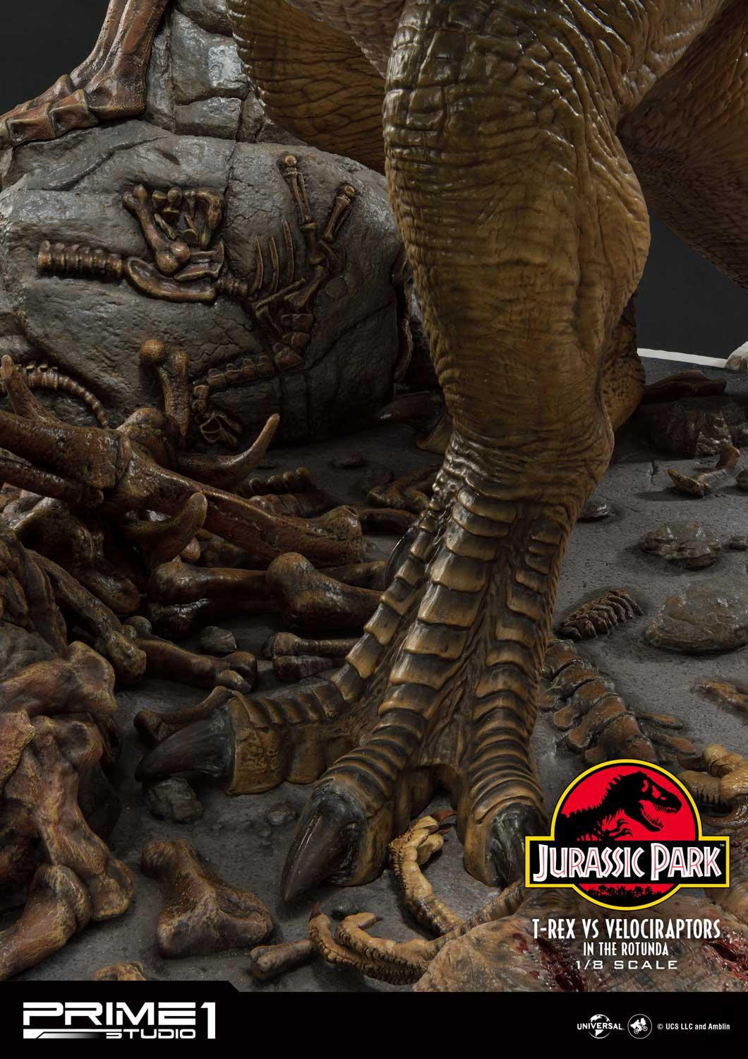 Jurassic Park - Tyrannosaurus Rex - Velociraptor - Diorama - Legacy Museum Collection (LMCJP-07S) - 1/8 - Bonus Version (Prime 1 Studio) photo 18