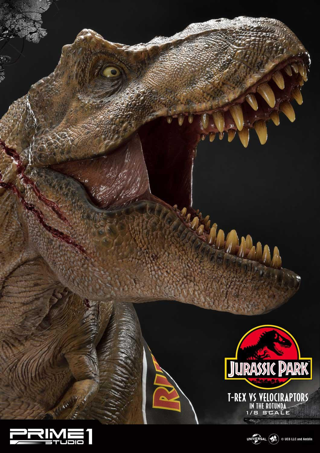 Jurassic Park - Tyrannosaurus Rex - Velociraptor - Diorama - Legacy Museum Collection (LMCJP-07S) - 1/8 - Bonus Version (Prime 1 Studio) photo 21