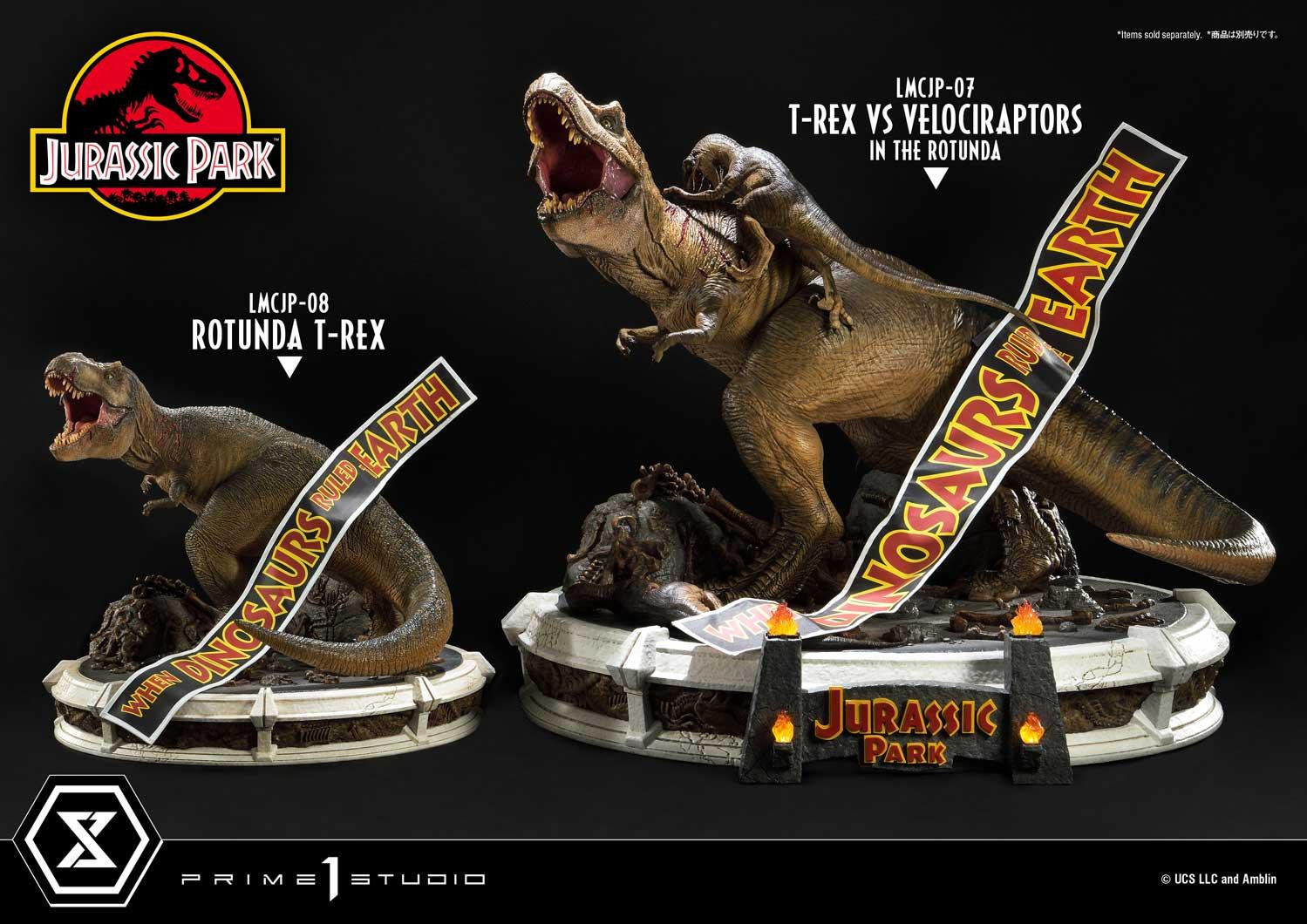 Jurassic Park - Tyrannosaurus Rex - Velociraptor - Diorama - Legacy Museum Collection (LMCJP-07S) - 1/8 - Bonus Version (Prime 1 Studio) photo 27