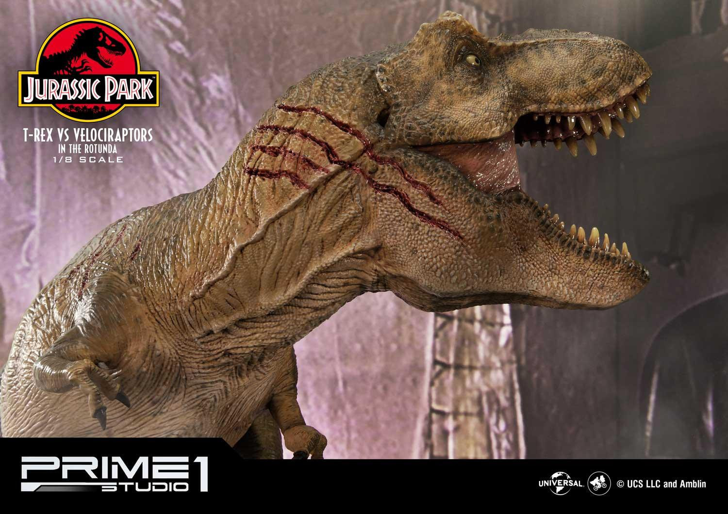 Jurassic Park - Tyrannosaurus Rex - Velociraptor - Diorama - Legacy Museum Collection (LMCJP-07S) - 1/8 - Bonus Version (Prime 1 Studio) photo 30
