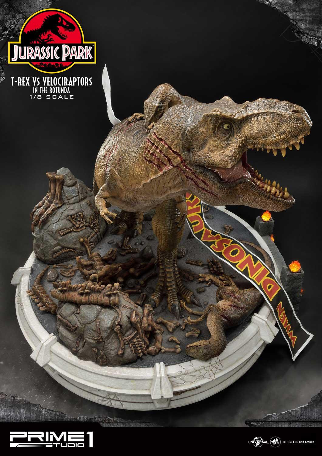 Jurassic Park - Tyrannosaurus Rex - Velociraptor - Diorama - Legacy Museum Collection (LMCJP-07S) - 1/8 - Bonus Version (Prime 1 Studio) photo 31
