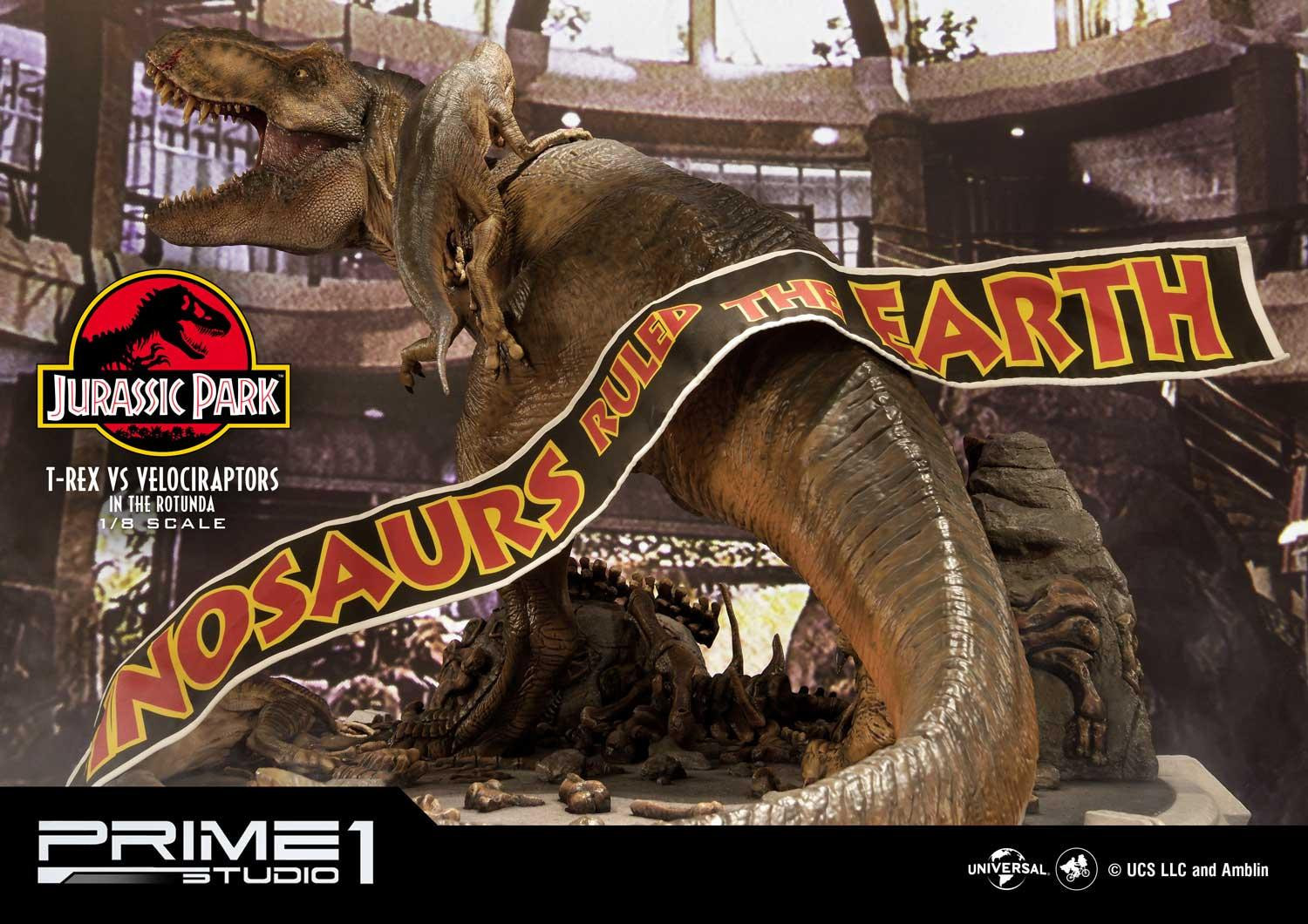 Jurassic Park - Tyrannosaurus Rex - Velociraptor - Diorama - Legacy Museum Collection (LMCJP-07S) - 1/8 - Bonus Version (Prime 1 Studio) photo 32