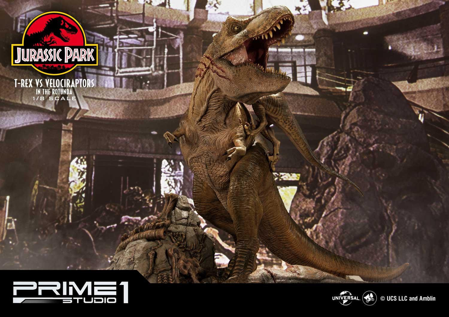 Jurassic Park - Tyrannosaurus Rex - Velociraptor - Diorama - Legacy Museum Collection (LMCJP-07S) - 1/8 - Bonus Version (Prime 1 Studio) photo 34