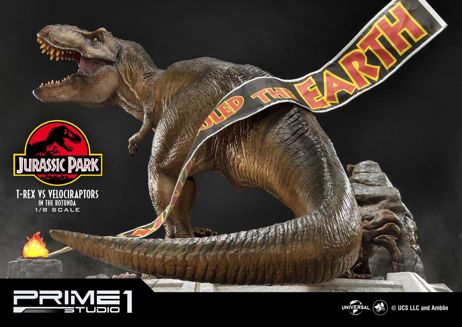 Jurassic Park - Tyrannosaurus Rex - Velociraptor - Diorama - Legacy Museum Collection (LMCJP-07S) - 1/8 - Bonus Version (Prime 1 Studio) photo 35