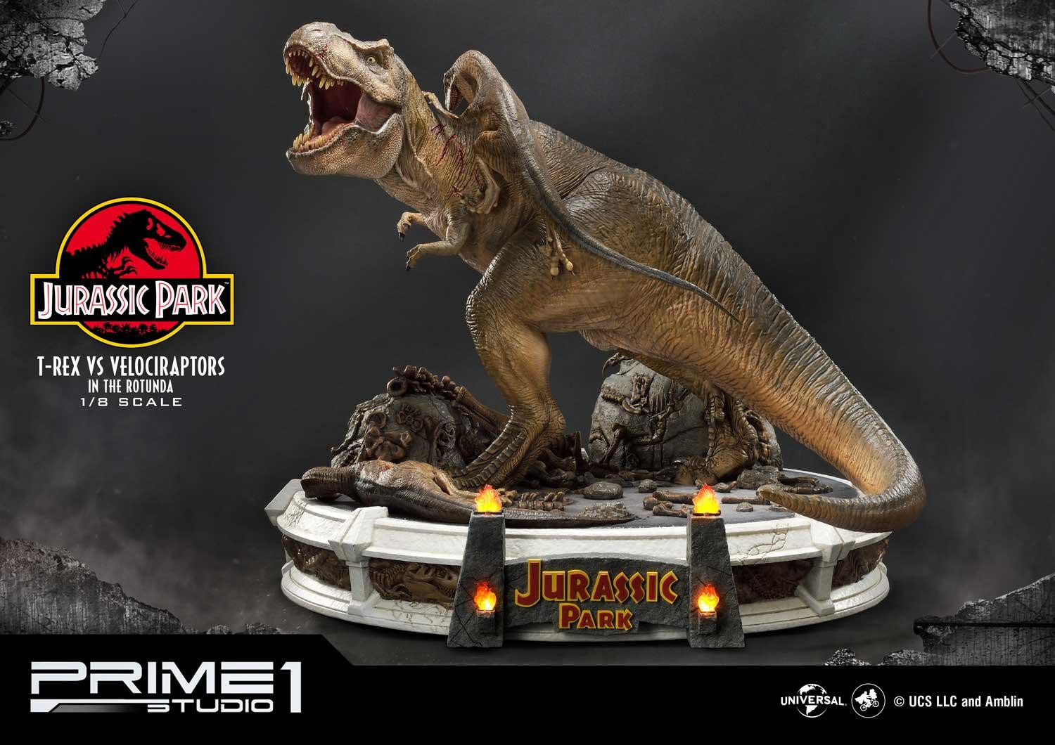 Jurassic Park - Tyrannosaurus Rex - Velociraptor - Diorama - Legacy Museum Collection (LMCJP-07S) - 1/8 - Bonus Version (Prime 1 Studio) photo 36