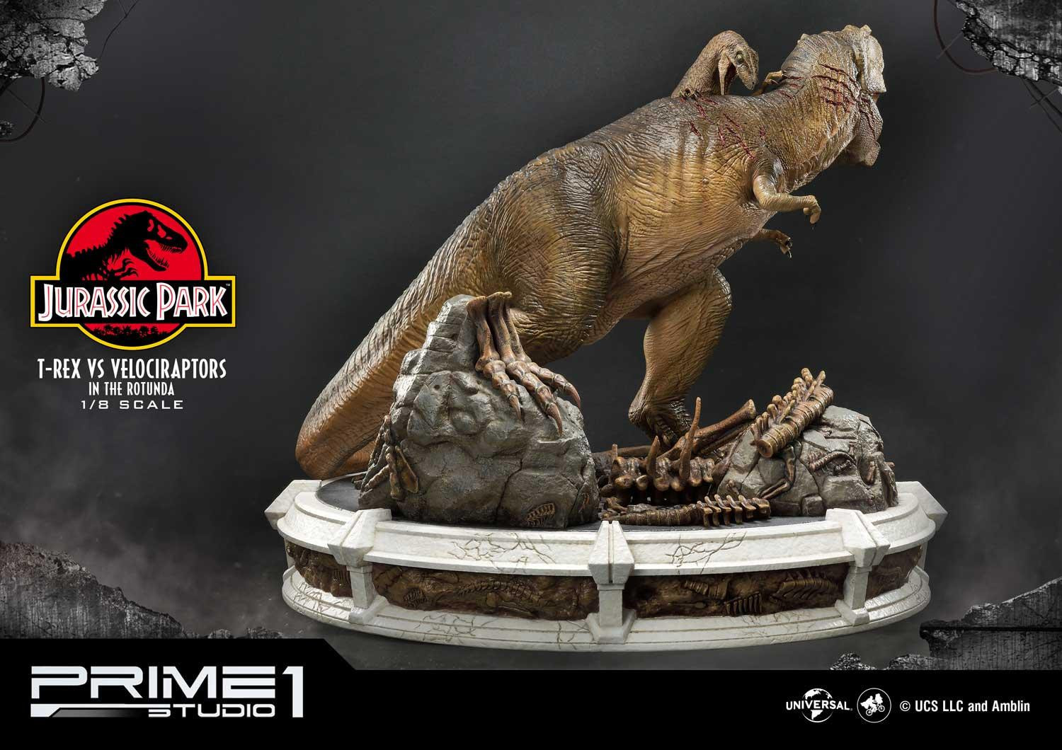 Jurassic Park - Tyrannosaurus Rex - Velociraptor - Diorama - Legacy Museum Collection (LMCJP-07S) - 1/8 - Bonus Version (Prime 1 Studio) photo 38