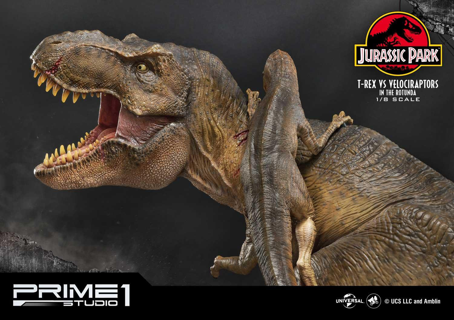 Jurassic Park - Tyrannosaurus Rex - Velociraptor - Diorama - Legacy Museum Collection (LMCJP-07S) - 1/8 - Bonus Version (Prime 1 Studio) photo 39