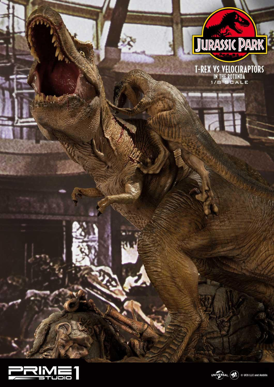 Jurassic Park - Tyrannosaurus Rex - Velociraptor - Diorama - Legacy Museum Collection (LMCJP-07S) - 1/8 - Bonus Version (Prime 1 Studio) photo 40