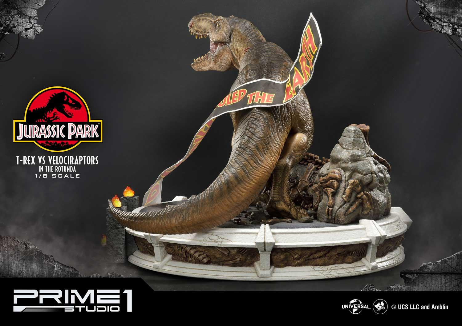 Jurassic Park - Tyrannosaurus Rex - Velociraptor - Diorama - Legacy Museum Collection (LMCJP-07S) - 1/8 - Bonus Version (Prime 1 Studio) photo 41
