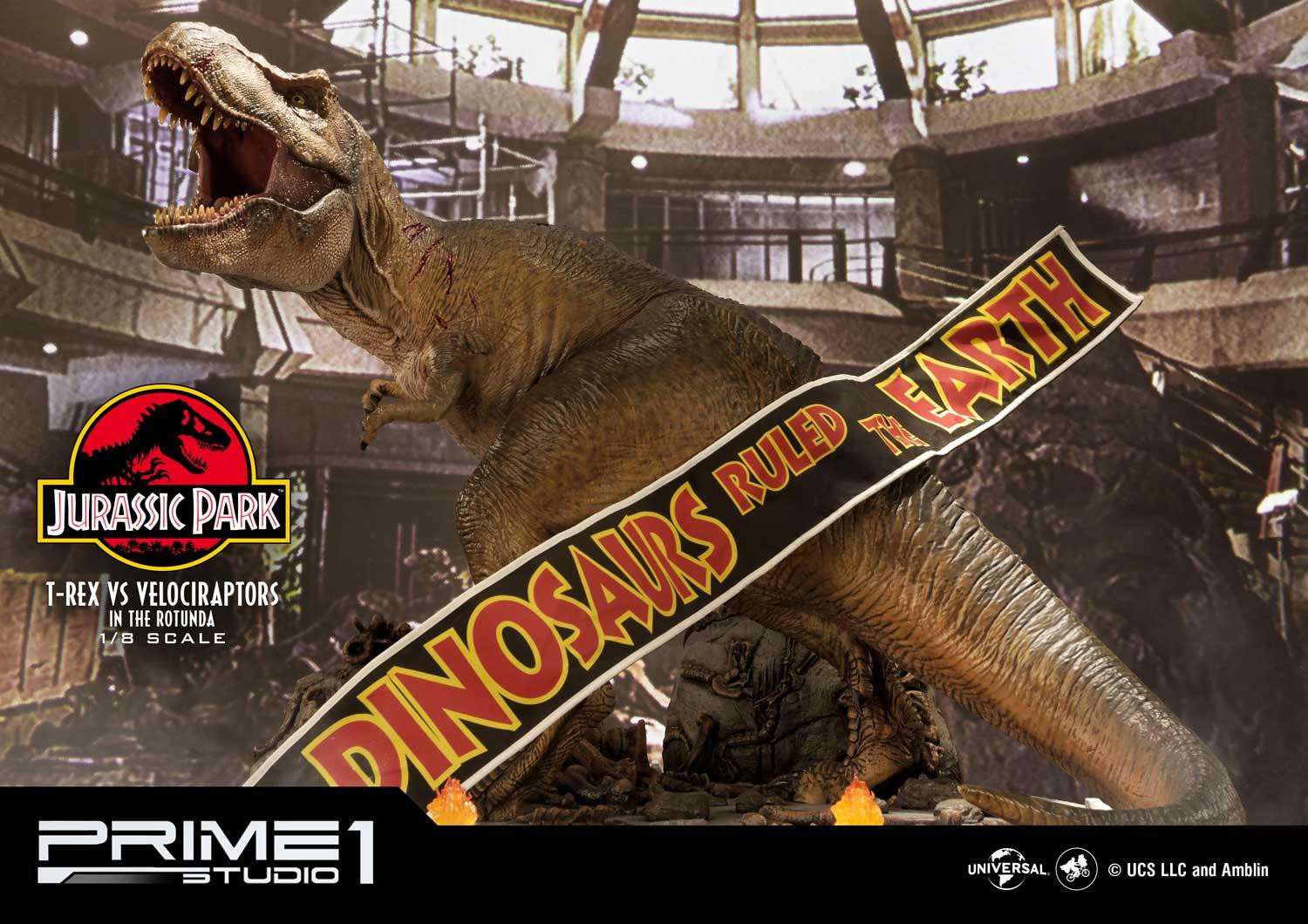 Jurassic Park - Tyrannosaurus Rex - Velociraptor - Diorama - Legacy Museum Collection (LMCJP-07S) - 1/8 - Bonus Version (Prime 1 Studio) photo 42