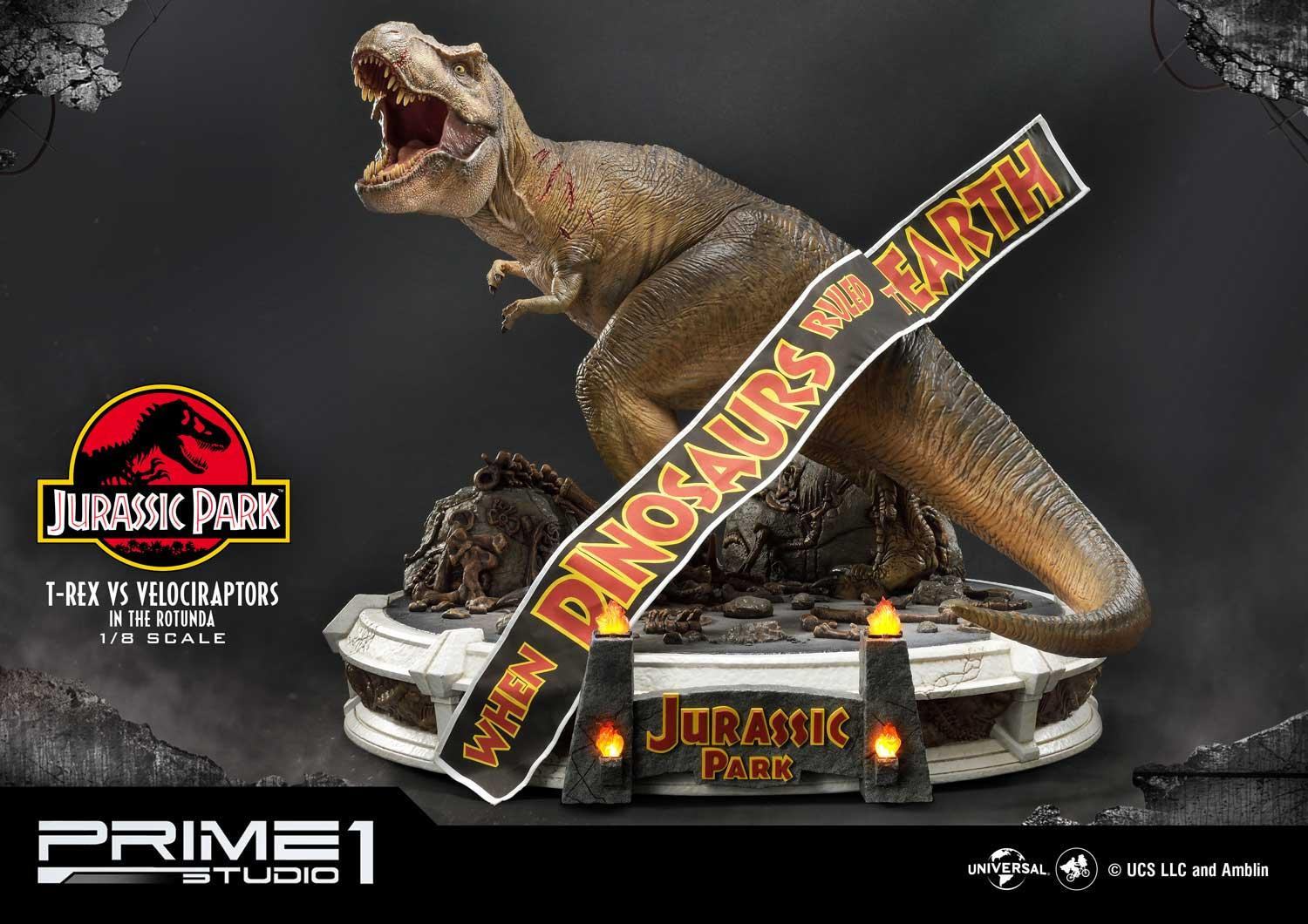 Jurassic Park - Tyrannosaurus Rex - Velociraptor - Diorama - Legacy Museum Collection (LMCJP-07S) - 1/8 - Bonus Version (Prime 1 Studio) photo 43