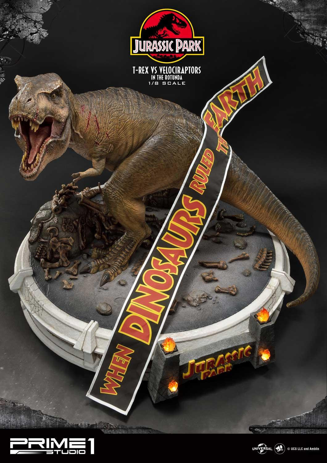 Jurassic Park - Tyrannosaurus Rex - Velociraptor - Diorama - Legacy Museum Collection (LMCJP-07S) - 1/8 - Bonus Version (Prime 1 Studio) photo 45