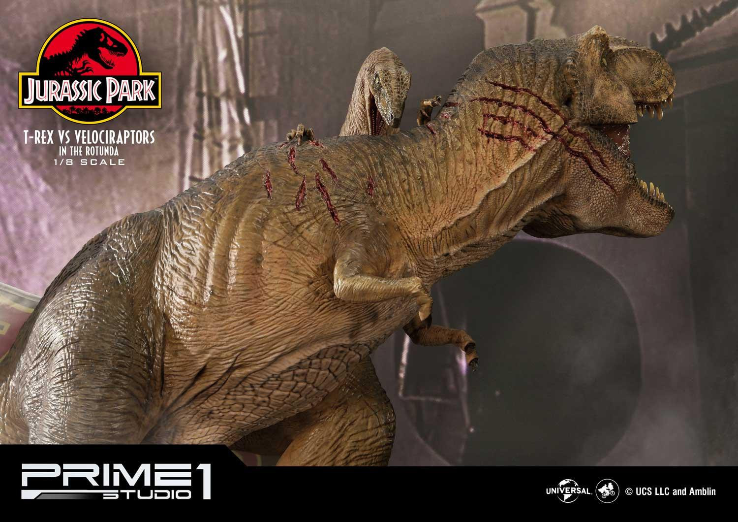 Jurassic Park - Tyrannosaurus Rex - Velociraptor - Diorama - Legacy Museum Collection (LMCJP-07S) - 1/8 - Bonus Version (Prime 1 Studio) photo 47
