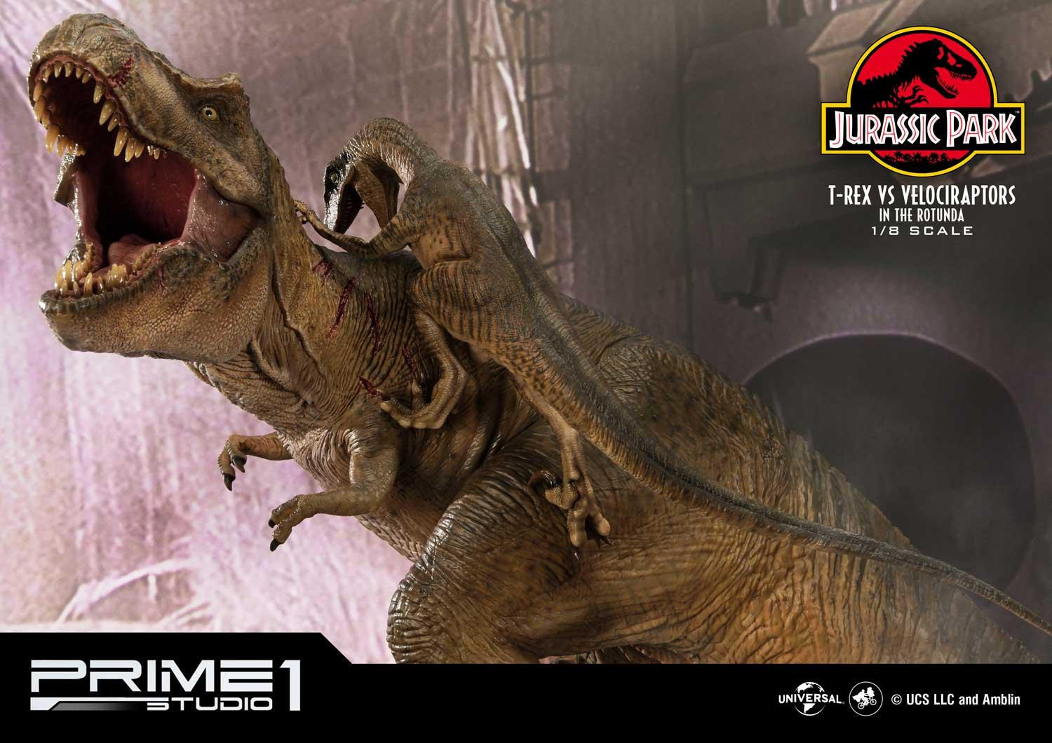 Jurassic Park - Tyrannosaurus Rex - Velociraptor - Diorama - Legacy Museum Collection (LMCJP-07S) - 1/8 - Bonus Version (Prime 1 Studio) photo 49