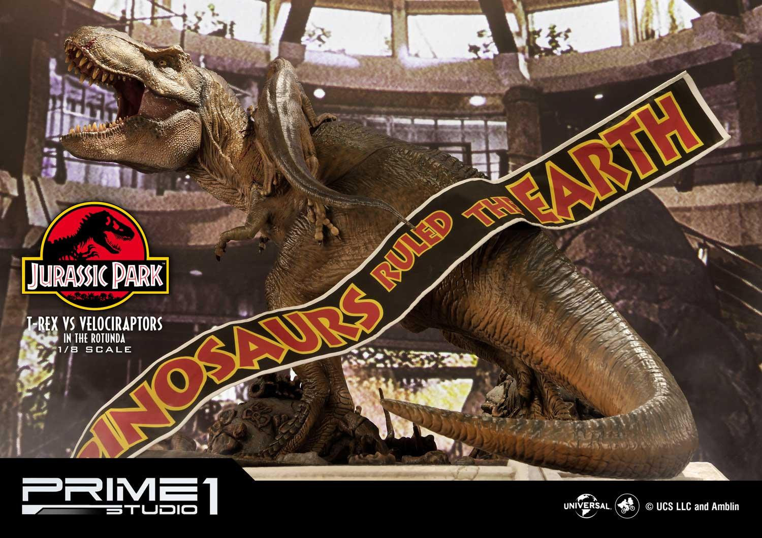 Jurassic Park - Tyrannosaurus Rex - Velociraptor - Diorama - Legacy Museum Collection (LMCJP-07S) - 1/8 - Bonus Version (Prime 1 Studio) photo 50