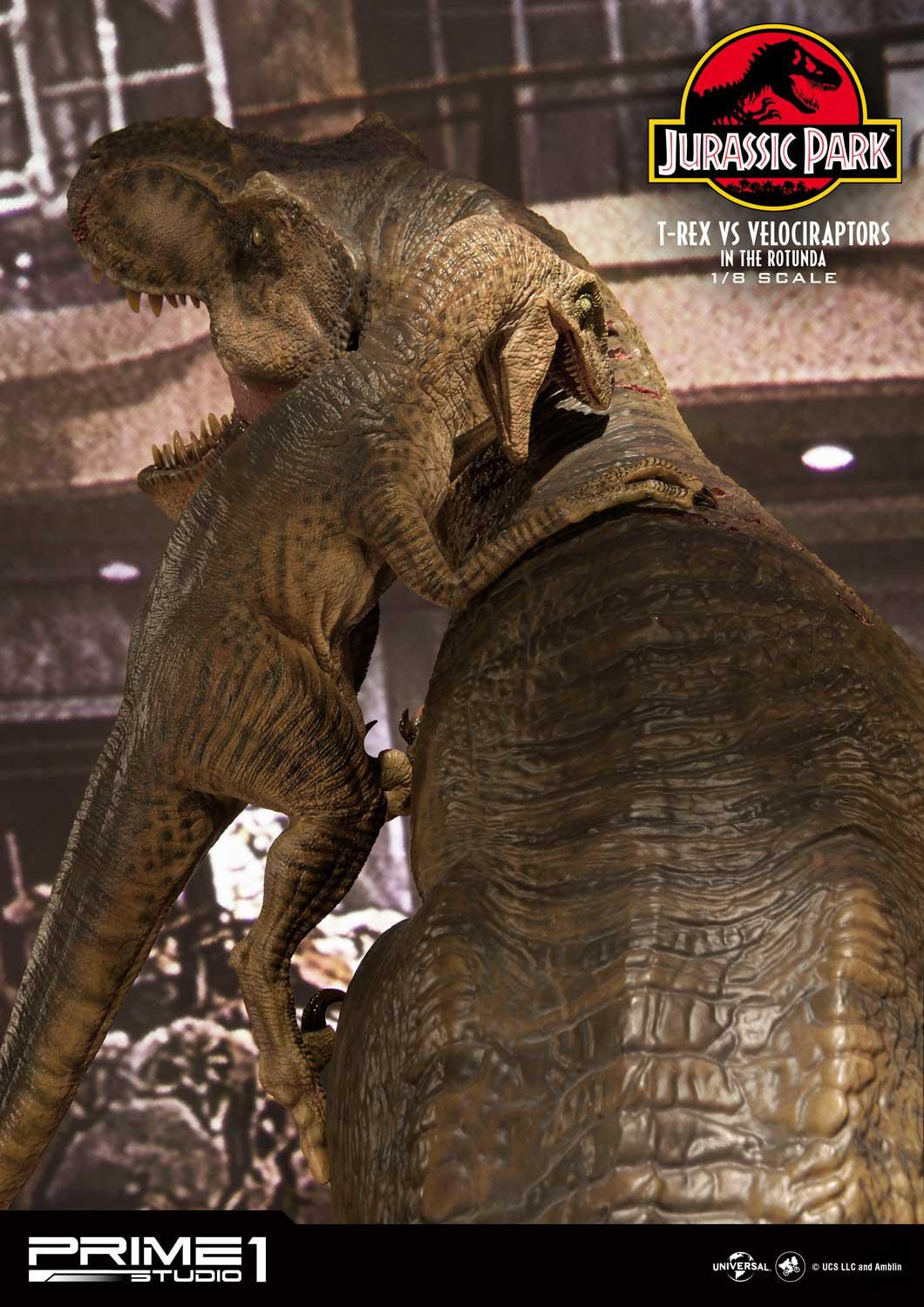 Jurassic Park - Tyrannosaurus Rex - Velociraptor - Diorama - Legacy Museum Collection (LMCJP-07S) - 1/8 - Bonus Version (Prime 1 Studio) photo 51
