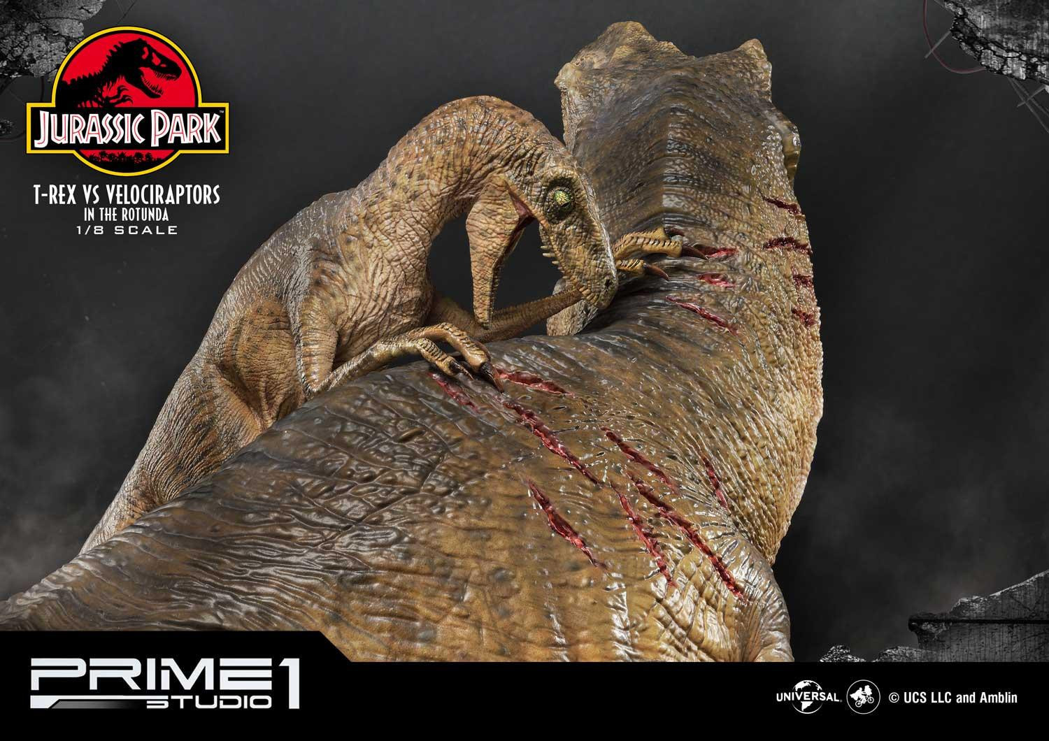 Jurassic Park - Tyrannosaurus Rex - Velociraptor - Diorama - Legacy Museum Collection (LMCJP-07S) - 1/8 - Bonus Version (Prime 1 Studio) photo 52