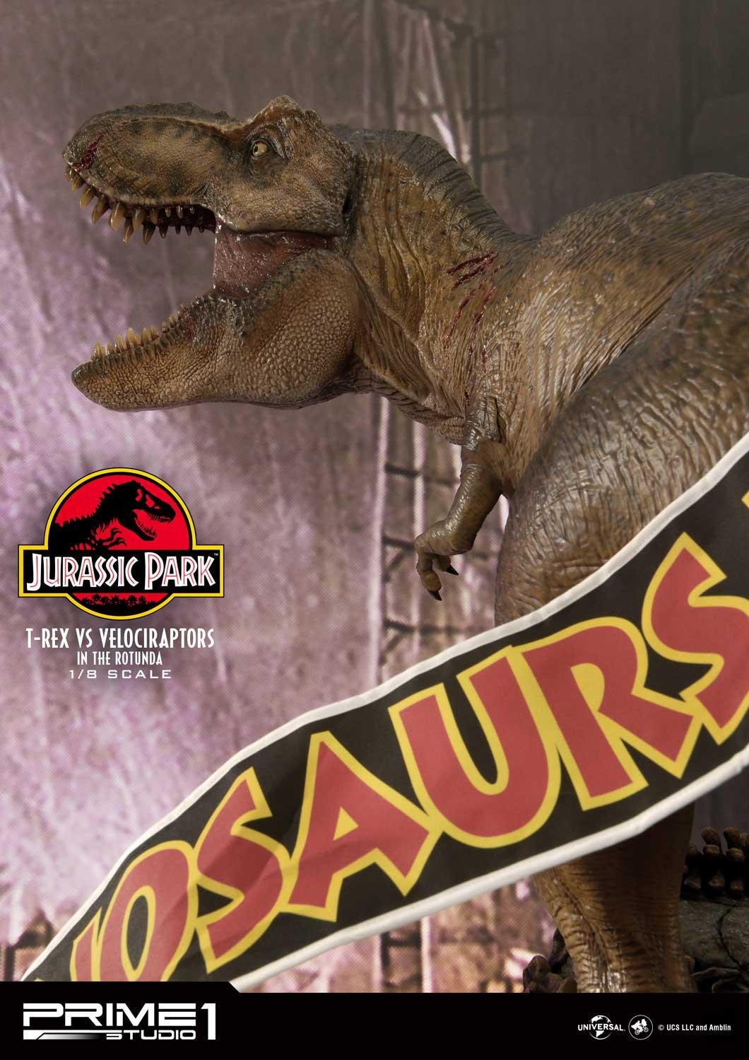Jurassic Park - Tyrannosaurus Rex - Velociraptor - Diorama - Legacy Museum Collection (LMCJP-07S) - 1/8 - Bonus Version (Prime 1 Studio) photo 53