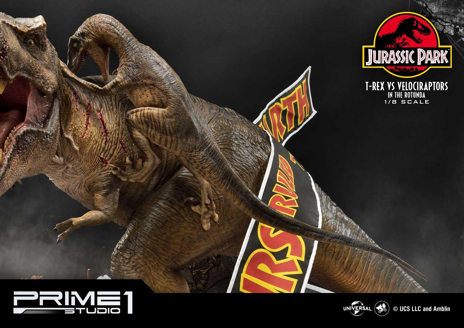 Jurassic Park - Tyrannosaurus Rex - Velociraptor - Diorama - Legacy Museum Collection (LMCJP-07S) - 1/8 - Bonus Version (Prime 1 Studio) photo 54
