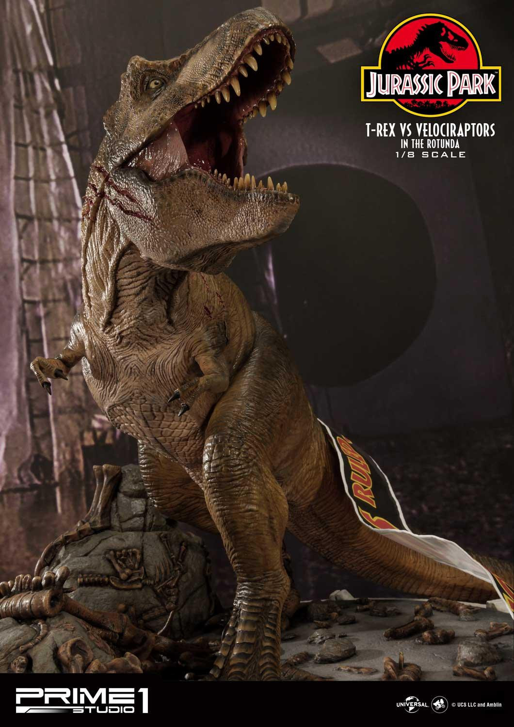 Jurassic Park - Tyrannosaurus Rex - Velociraptor - Diorama - Legacy Museum Collection (LMCJP-07S) - 1/8 - Bonus Version (Prime 1 Studio) photo 55