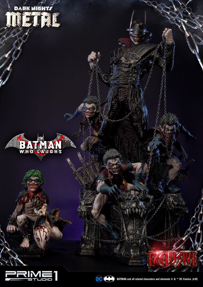Dark Nights: Metal - Damian Wayne - Robins - The Batman Who Laughs - Museum Masterline Series  (MMDCMT-01DX) - 1/3 - DX Version (Prime 1 Studio) photo 11